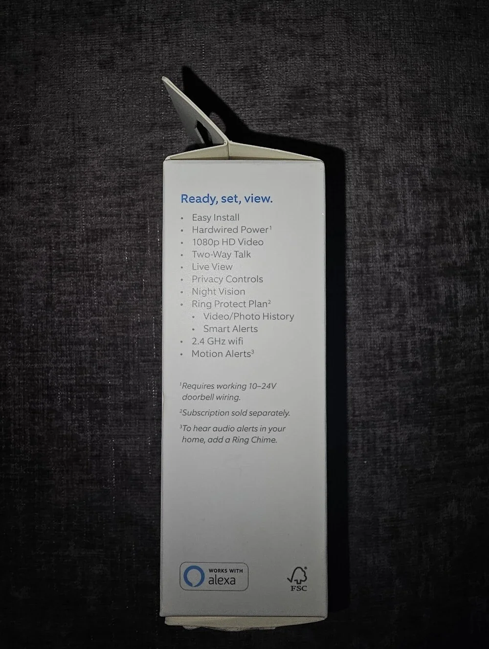Ring video doorbell